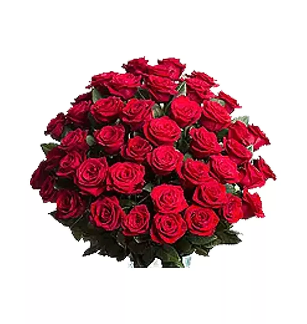 Artistic Thirty Red Roses Bouquet