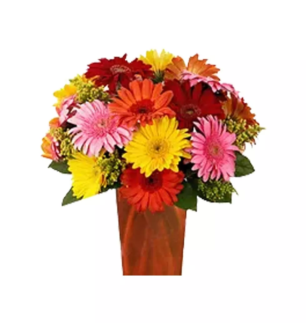 Color-Coordinated Arrangement of Assorted Flowers with Love