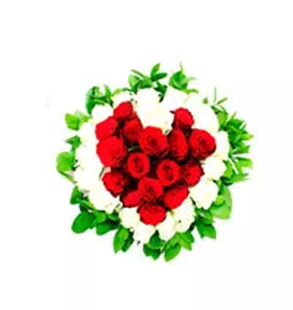 Dazzling Forever Heart Bouquet