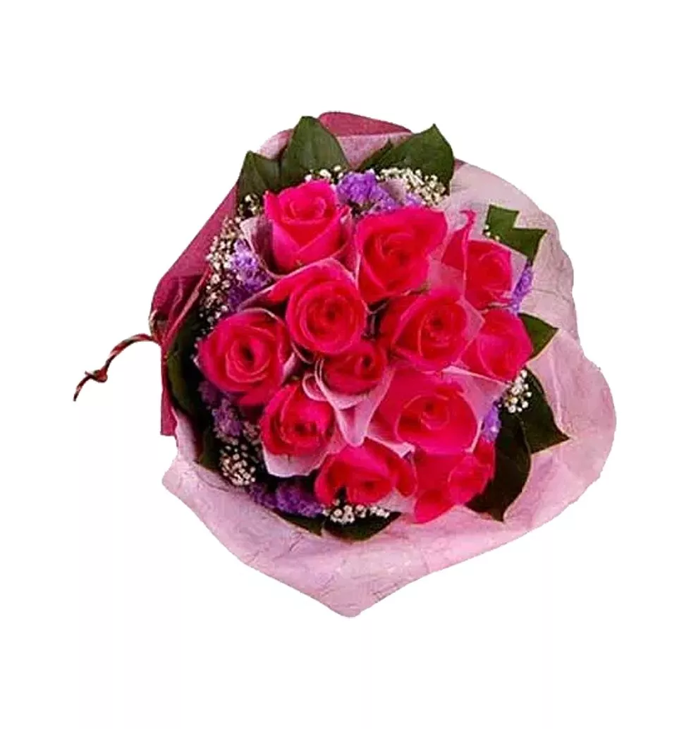 Charming and Fragrant Rose Bouquet with Full of Romance