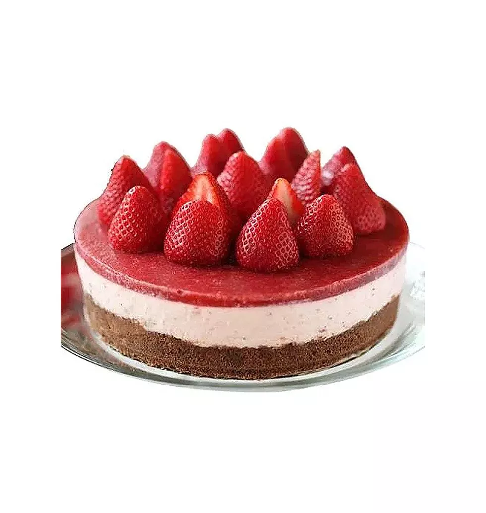 Mouth-Watering Strawberry Flavor Cheese Cake