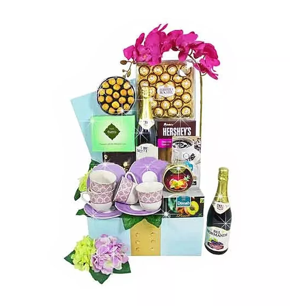 The Grand Gala Gift Hamper with Tea Cup Set