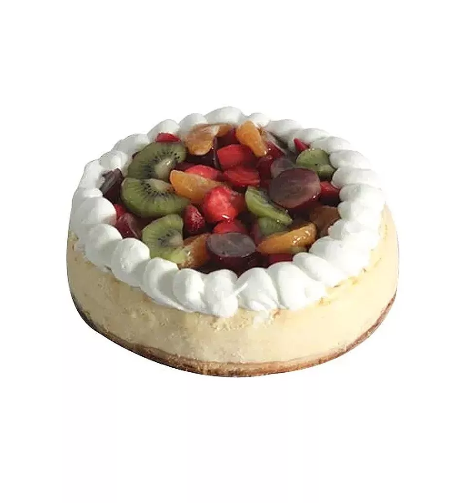 Delectable Cheese N Mix Fruits Fusion Cake